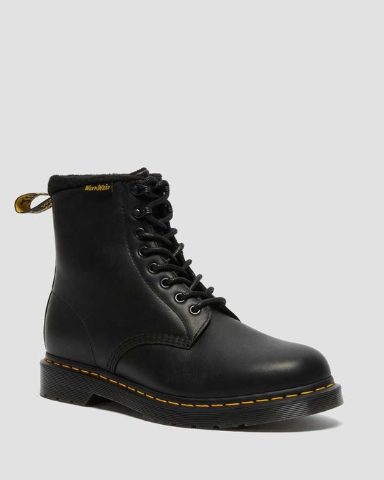 Stivaletti Donna Dr Martens 1460 Pascal Warmwair Pelle Nere | 420-MRKPSO