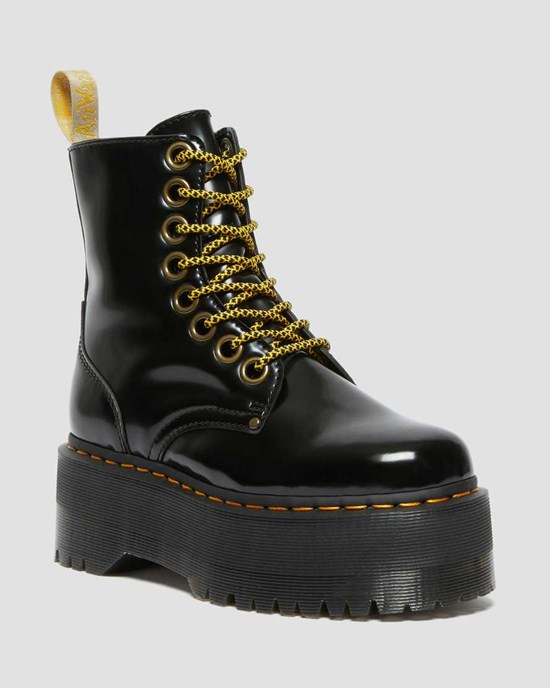 Stivaletti Donna Dr Martens Vegan Jadon Max Nere | 452-UMATOH