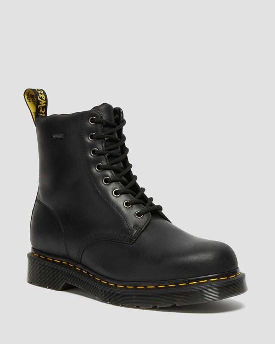 Stivaletti Uomo Dr Martens 1460 Impermeabili Nere | 517-ZURBEQ