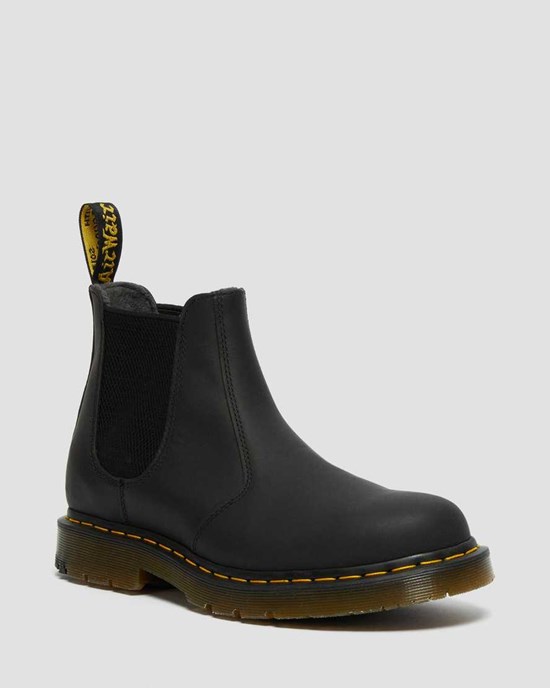 Stivaletti Uomo Dr Martens 2976 DM's Wintergrip Nere | 253-NFXOBI