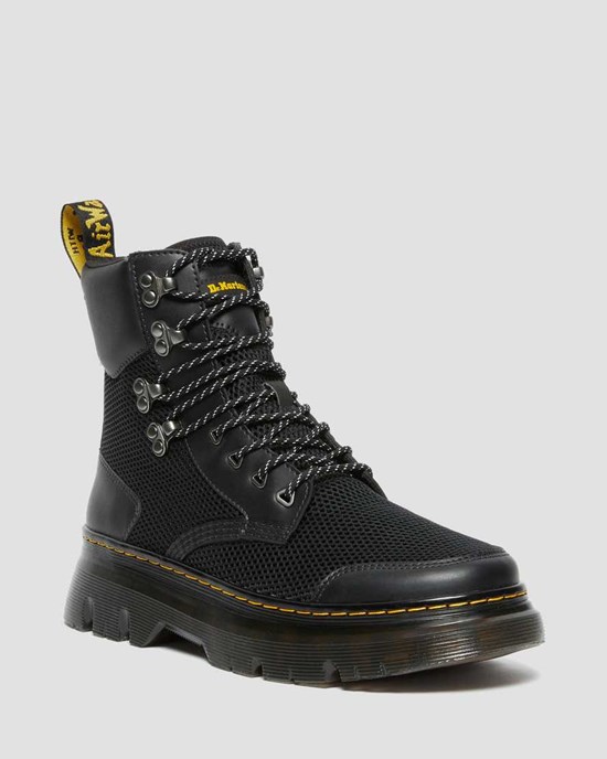 Stivali Stringati Uomo Dr Martens Tarik Punta Guard Nere | 517-ZKWYMF