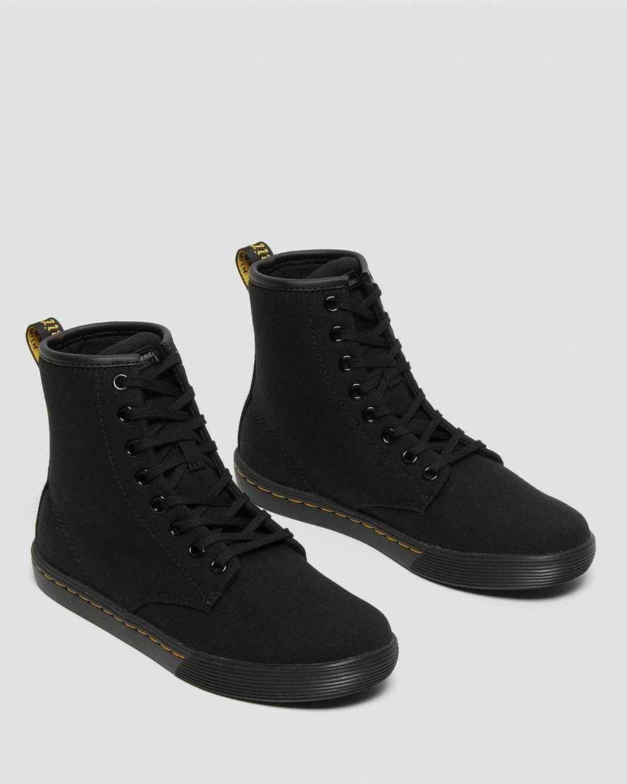 Canvas Boots Donna Dr Martens Sheridan Nere | 176-AGOMDB