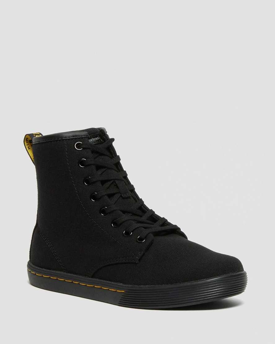 Canvas Boots Donna Dr Martens Sheridan Nere | 176-AGOMDB