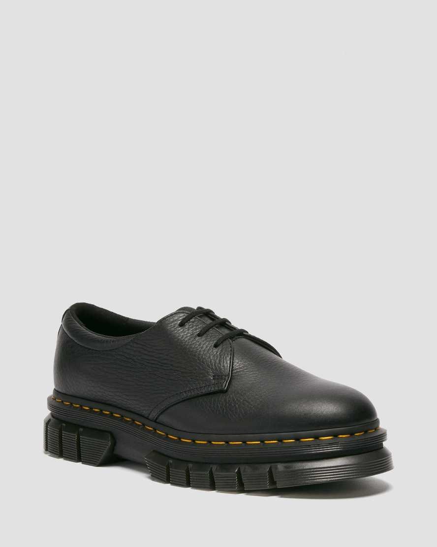 Scarpe Platform Donna Dr Martens Rikard Lunar Pelle Nere | 791-BNLIEX