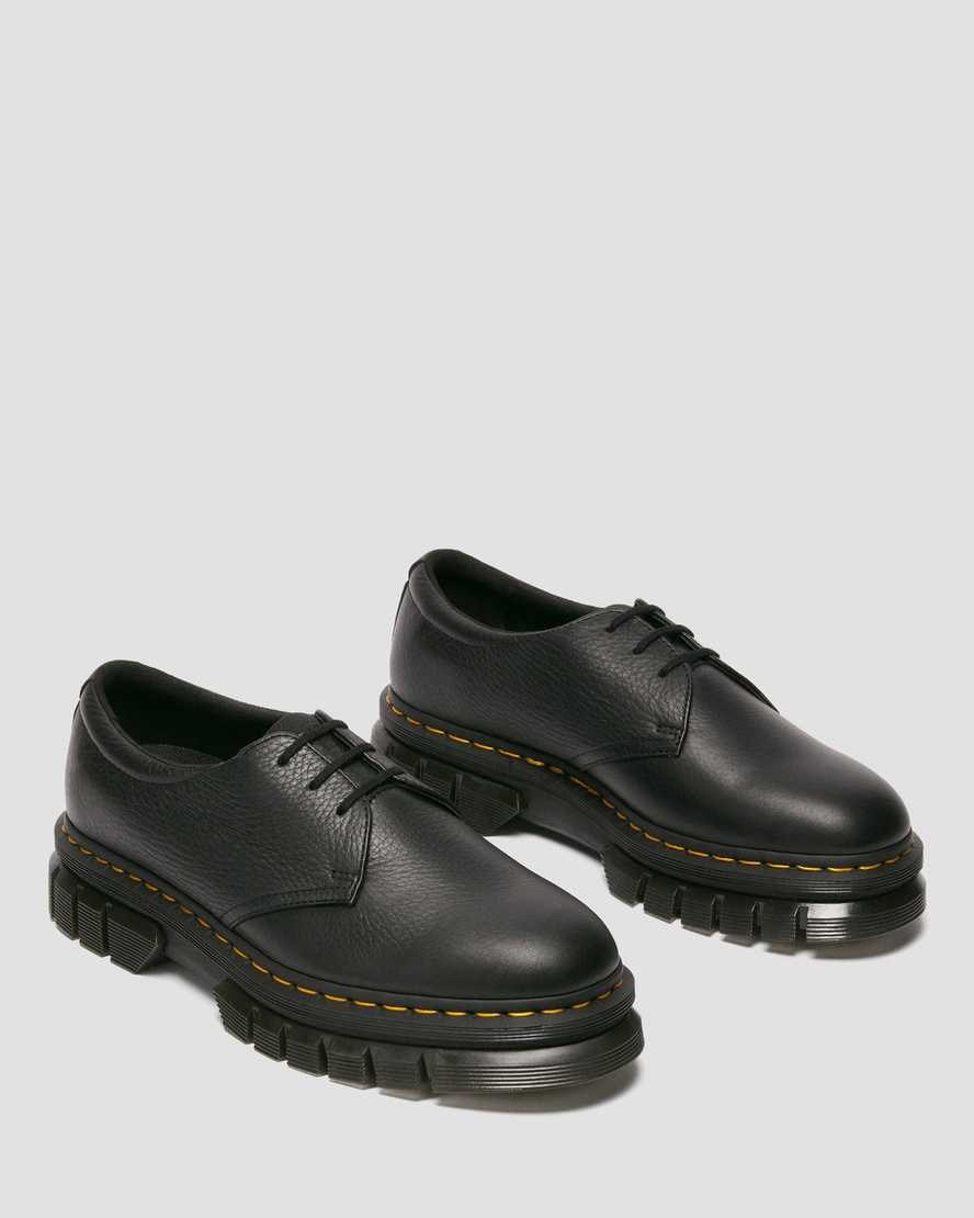 Scarpe Platform Donna Dr Martens Rikard Lunar Pelle Nere | 791-BNLIEX