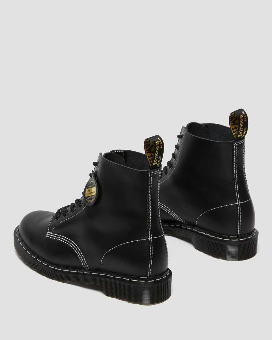 Stivaletti Donna Dr Martens 1460 Pascal Made in England Cavalier Pelle Nere | 478-HNZLKQ