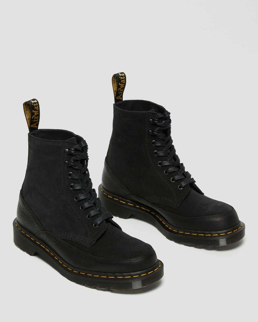 Stivaletti Uomo Dr Martens 1460 Guard Made in England Pelle Nere | 280-PTBCLQ