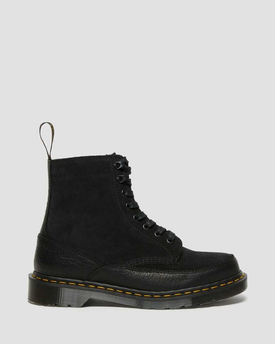 Stivaletti Uomo Dr Martens 1460 Guard Made in England Pelle Nere | 280-PTBCLQ