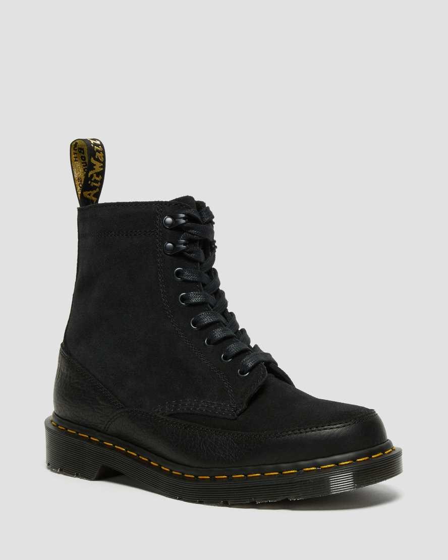 Stivaletti Uomo Dr Martens 1460 Guard Made in England Pelle Nere | 280-PTBCLQ