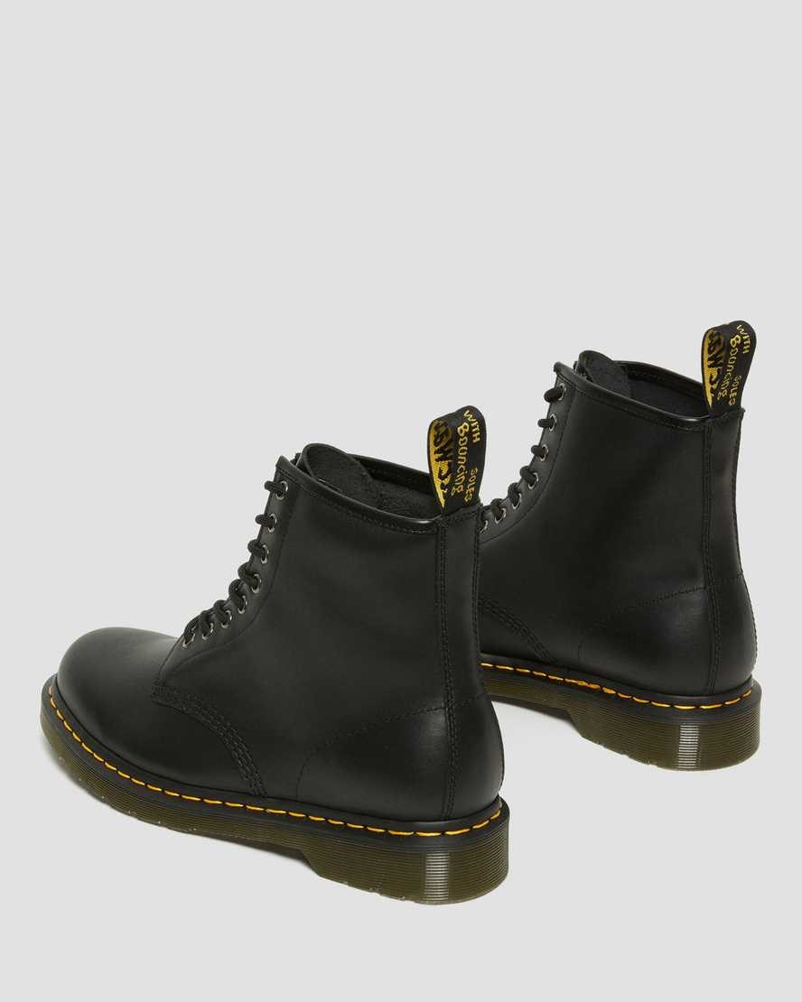 Stivali Stringati Uomo Dr Martens 1460 Nappa Pelle Nere | 270-IUZDLX