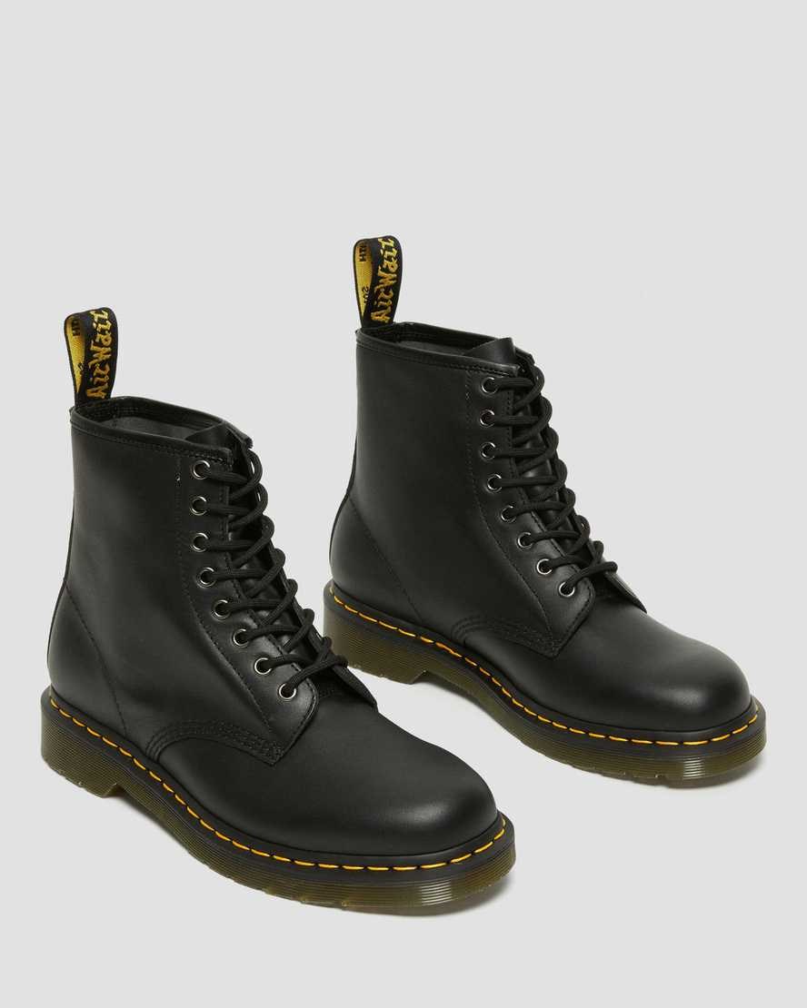 Stivali Stringati Uomo Dr Martens 1460 Nappa Pelle Nere | 270-IUZDLX