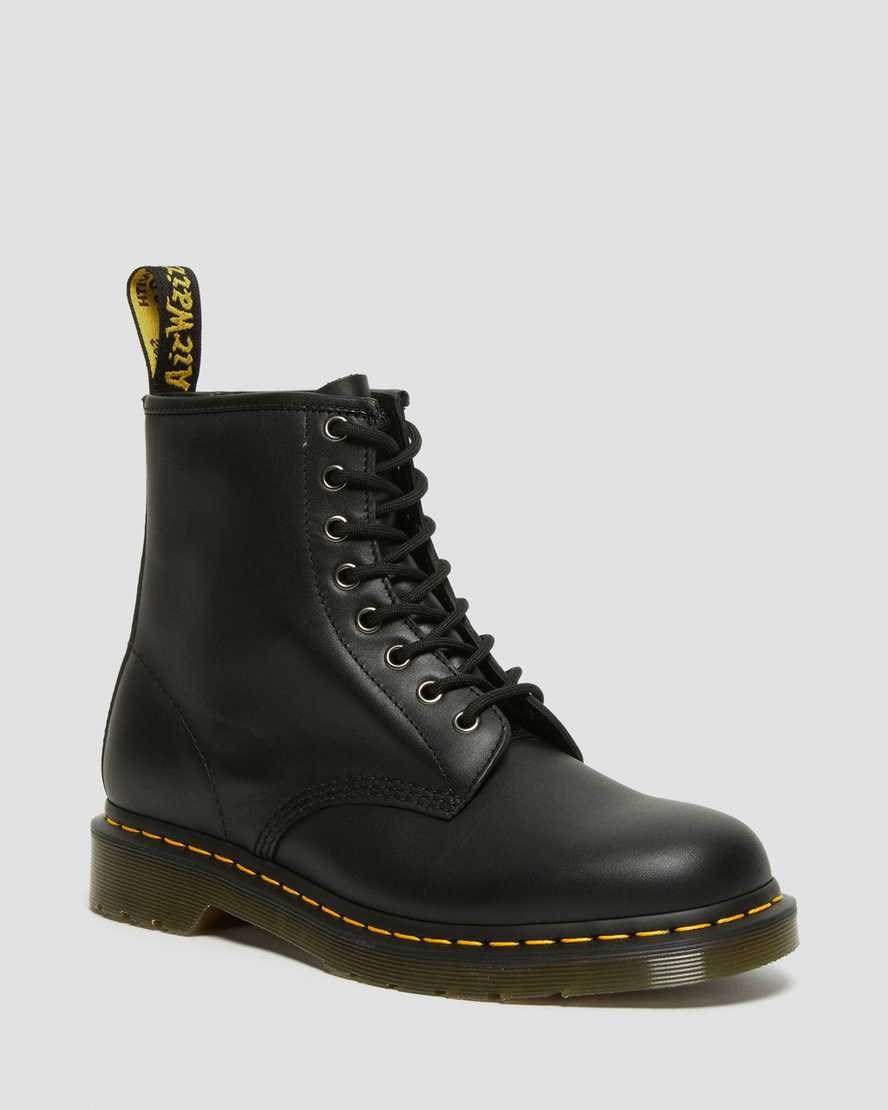 Stivali Stringati Uomo Dr Martens 1460 Nappa Pelle Nere | 270-IUZDLX