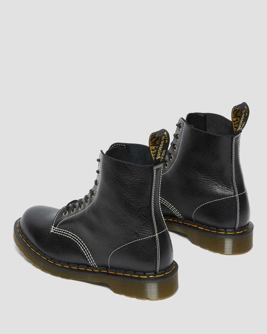 Stivali Stringati Uomo Dr Martens 1460 Pascal Made in England Classiche Pelle Nere | 215-JIZAWE