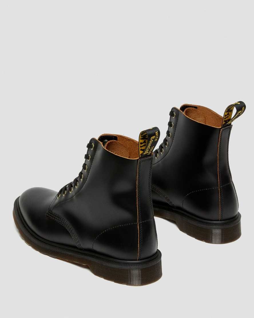 Stivali Stringati Uomo Dr Martens 1460 Vintage Smooth Pelle Nere | 358-GXYULW