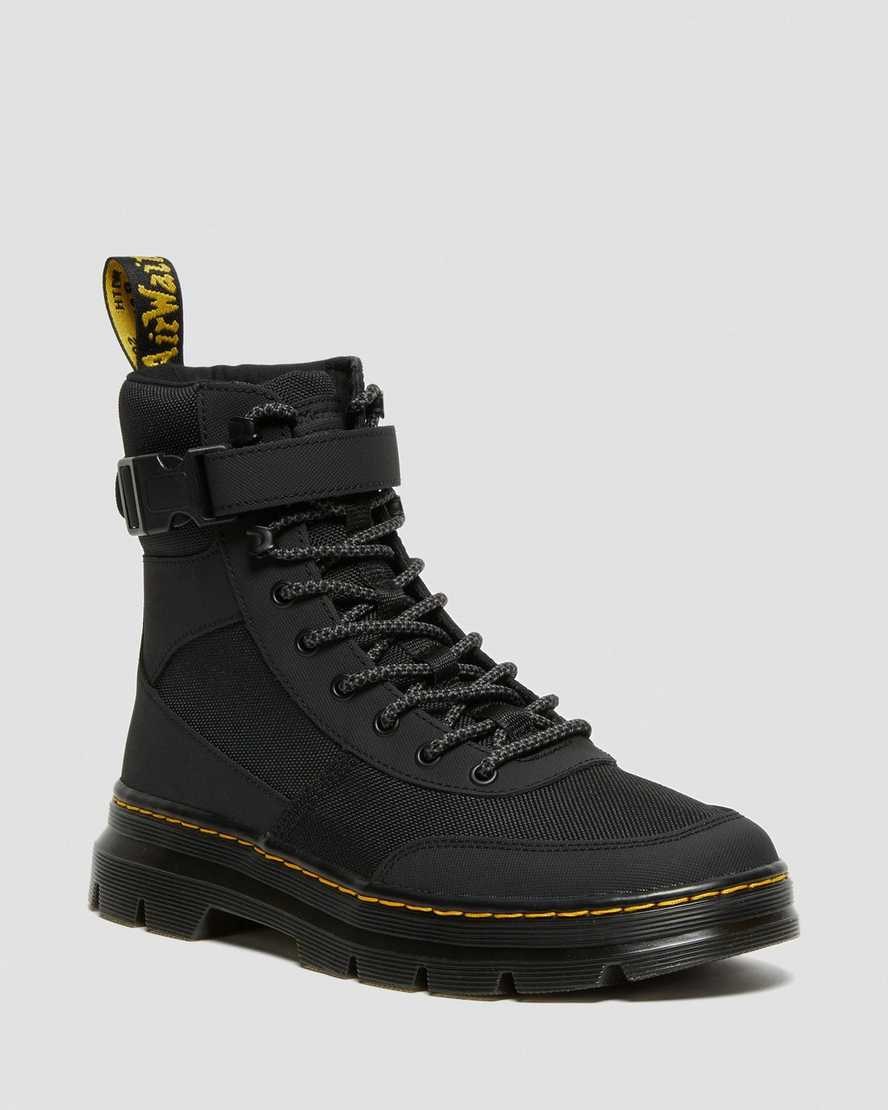 Stivali Utilitari Uomo Dr Martens Combs Tech Extra Tough Poly Nere | 570-VDNZFU