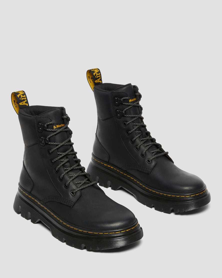 Stivali Utilitari Uomo Dr Martens Tarik Wyoming Pelle Nere | 859-PBCWOJ